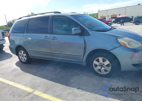 2004 Toyota Sienna Xle из США, поврежденный, VIN 5TDZA22C14S168160